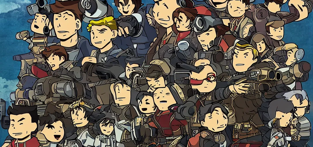 Image similar to Poster of Fallout the Anime Series