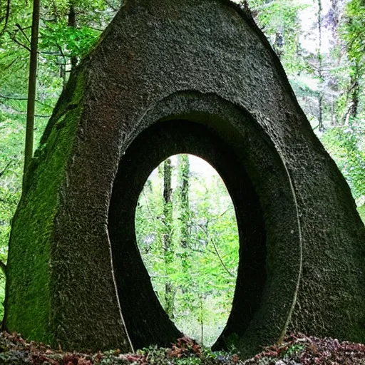 Image similar to stargate portal in the woods