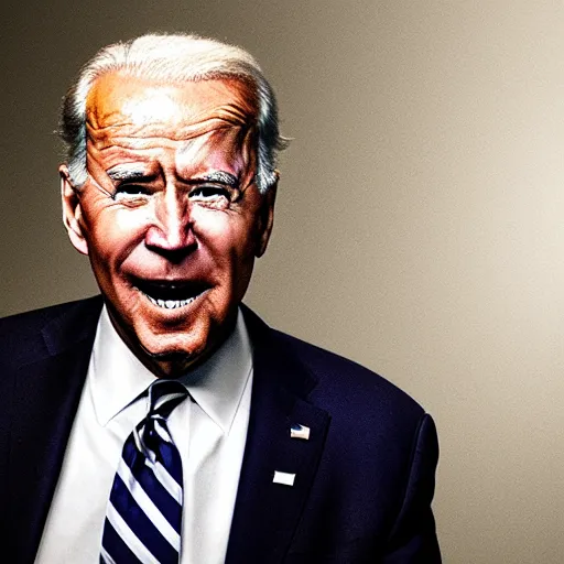 Image similar to joe biden in the purge, portrait