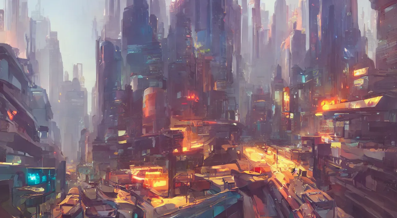 Image similar to science fiction city, art gta 5 comics, official fanart behance hd artstation by jesper ejsing, by rhads, makoto shinkai and lois van baarle, ilya kuvshinov, ossdraws