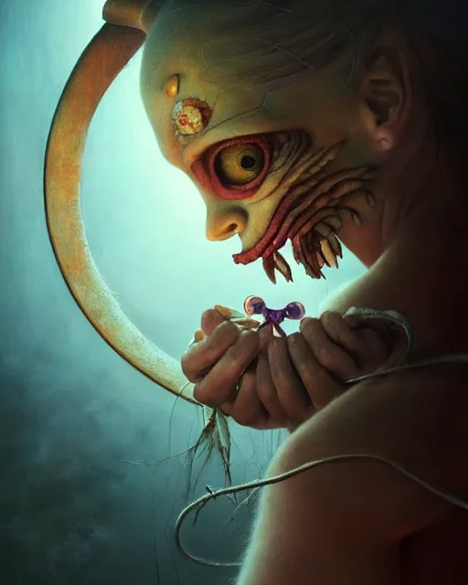 Image similar to sailor moon grotesque, ultra detailed, ultra realistic, adventure time, studio lighting, by beksinski, alejandro jodorowsky, giger, greg rutkowski, carne griffith trending on artstation, deviantart, photorealism