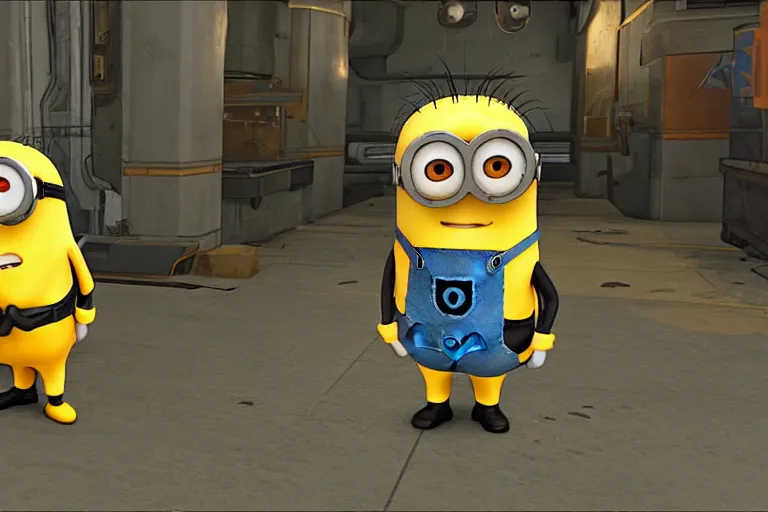 Image similar to minion in half life 2