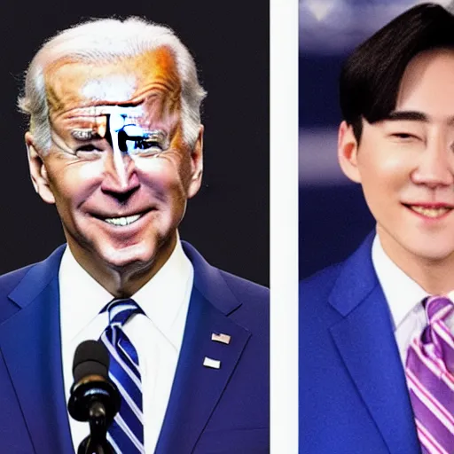 Image similar to joe biden korean k-pop idol