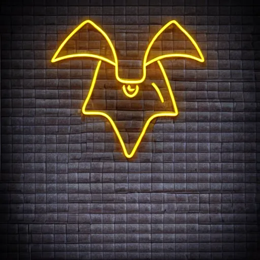 Image similar to Neon Sign of a bat