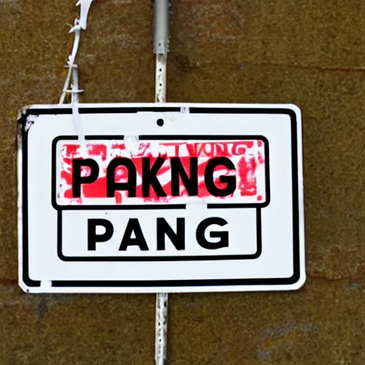 Prompt: no parking sign