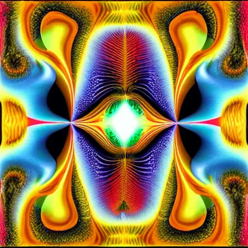 Prompt: infinite teeth fractal labarynth dmt