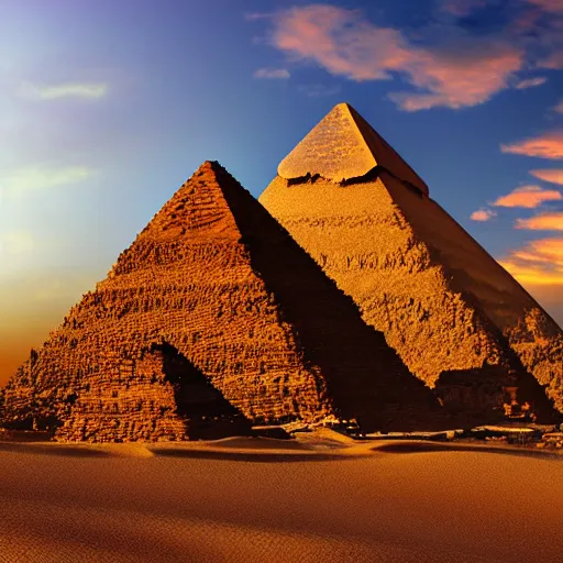 Image similar to egyptian cat vehicle of the pyramids desert HD photo superrealism 3d 8k resolution