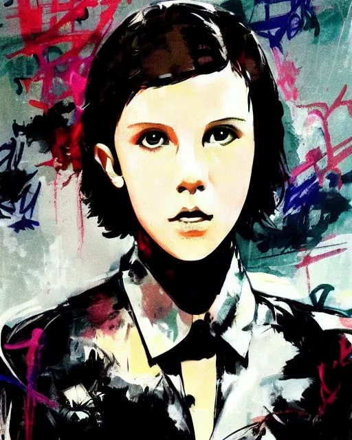 Image similar to photo of millie bobby brown by yoji shinkawa