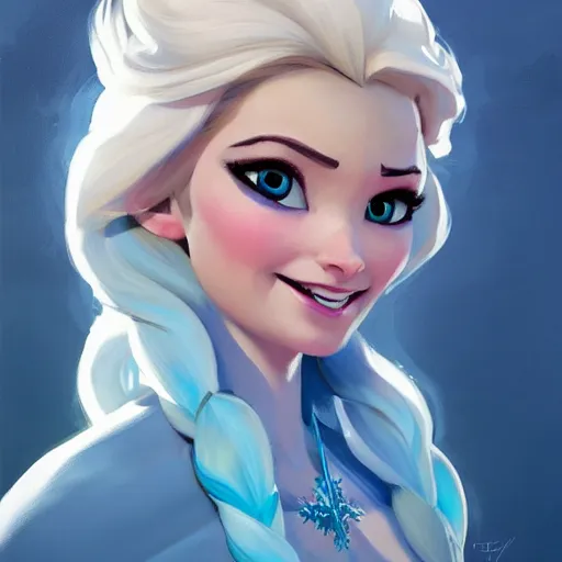 Free Ai Image Generator - High Quality and 100% Unique Images -  —  Elsa Frozen, human features, bending over to pick up pencil, dressed in  laced transparent top tiny light blue