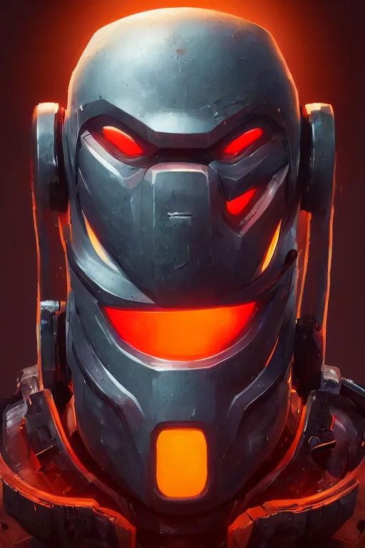 Image similar to epic mask helmet robot ninja portrait stylized as fornite style game design fanart by concept artist gervasio canda, behance hd by jesper ejsing, by rhads, makoto shinkai and lois van baarle, ilya kuvshinov, rossdraws global illumination radiating a glowing aura global illumination ray tracing hdr render in unreal engine 5