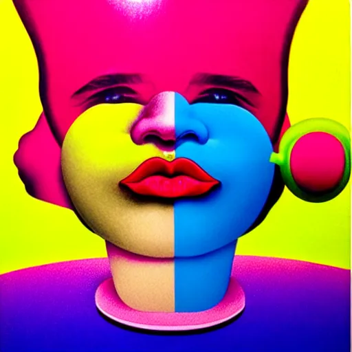 Image similar to lips plastic straw by shusei nagaoka, kaws, david rudnick, airbrush on canvas, pastell colours, cell shaded, highly detailed, intricate background, complex 3 d render, masterpiece