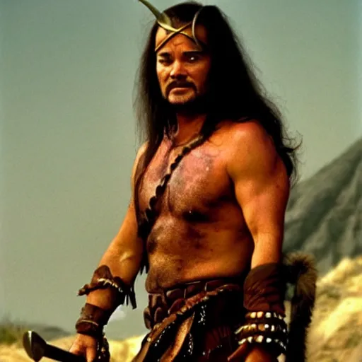 Image similar to bill murray as conan the barbarian