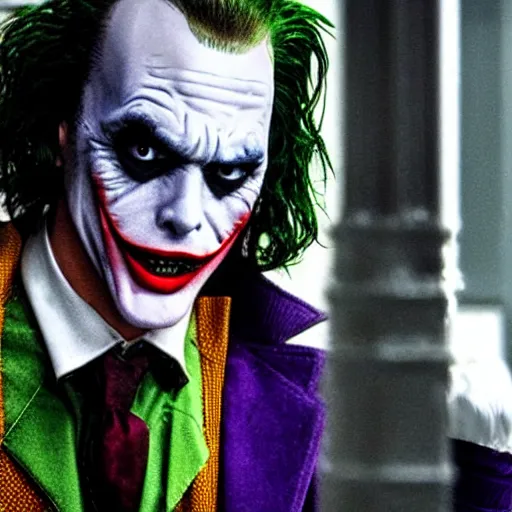 Prompt: Michael Keaton as the Joker