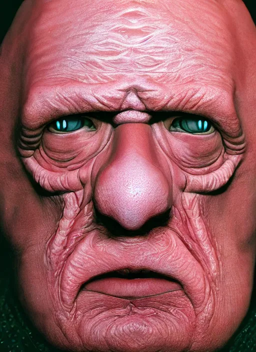 Image similar to photorealistic 3 0 0 0 ( dr. john a. zoidberg ), portrait photography feroflex photorealistic studio lighting ektachrome detailed intricate face details, ultradetails, beautiful face, realistic shaded perfect face, extremely fine details