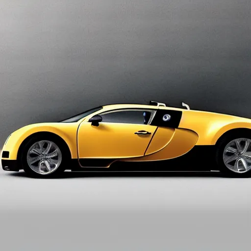 Image similar to “Bugatti Veyron if it were made in 1984”