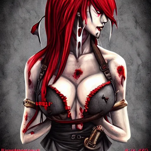 Image similar to zombie pirate by artgerm