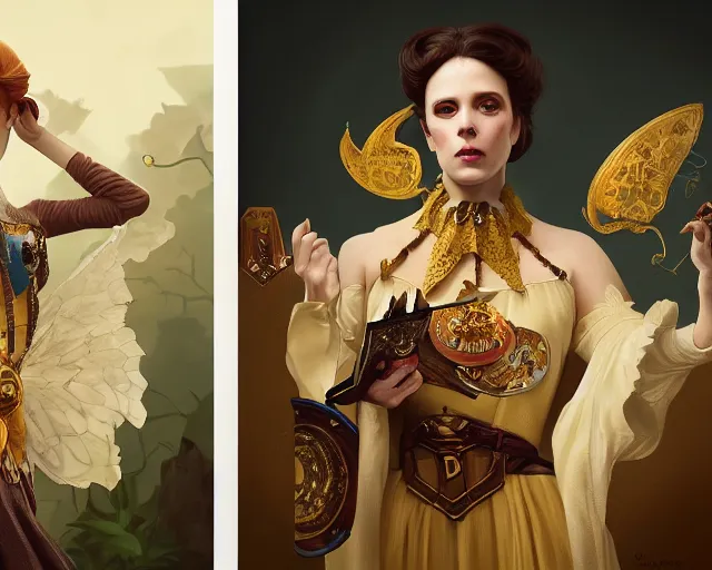 Image similar to photography of sacha goldberger, deep focus, d & d, fantasy, intricate, elegant, highly detailed, digital painting, artstation, concept art, matte, sharp focus, illustration, hearthstone, art by artgerm and greg rutkowski and alphonse mucha