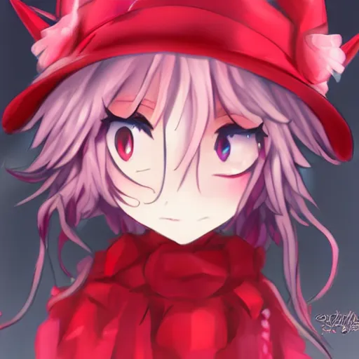 Prompt: remilia scarlet from touhou, trending on pixiv, ke-ta art, pixiv art remilia scarlet from touhou project, remilia scarlet, remilia scarlet