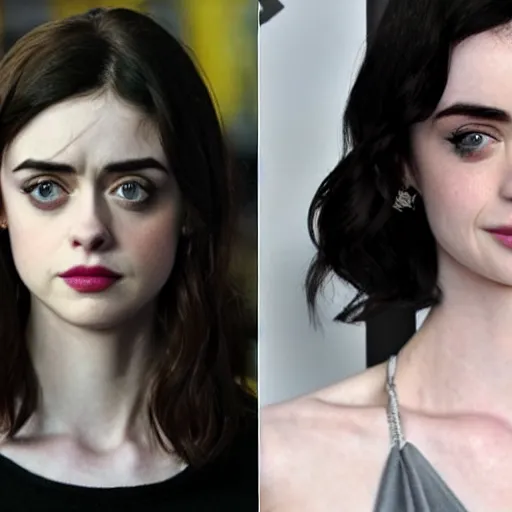 Image similar to a combination of Alexandra Daddario, Maisie Williams, Krysten Ritter, Anne Hathaway and Natalia Dwyer Christina Ricci and Lily Collins