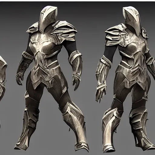 Image similar to infinity blade concept art, armor