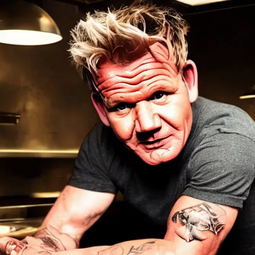 Prompt: gordon ramsay in call of duty throwing food, very detailed, realistic, 4 k