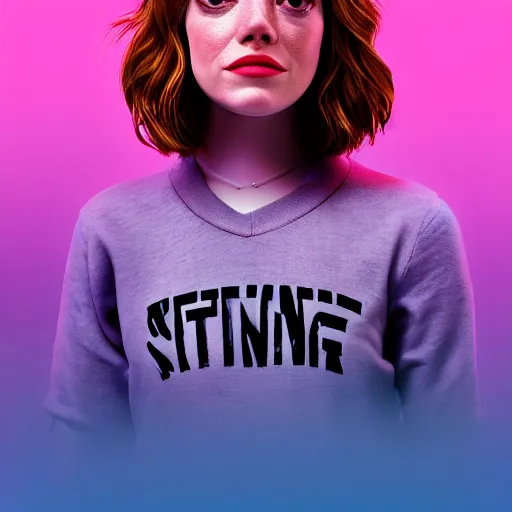 Prompt: Emma Stone in Stranger Things, XF IQ4, 150MP, 50mm, f/1.4, ISO 200, 1/160s, natural light, Adobe Lightroom, DxO Photolab, Corel PaintShop Pro, rule of thirds, symmetrical balance, depth layering, polarizing filter, Sense of Depth