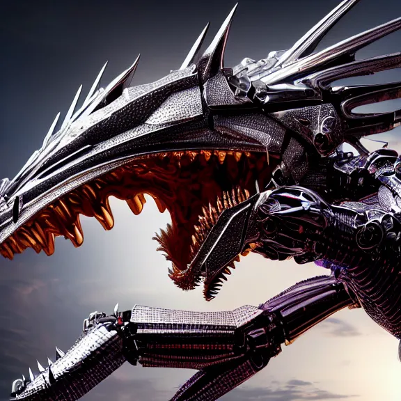 Image similar to detailed mawshot of a gigantic goddess elegant beautiful stunning anthropomorphic hot robot mecha female dragon, eating and swallowing a human whole, with sleek silver metal armor, OLED visor over eyes, micro art, prey, vore, digital art, mawshot, dragon vore, dragon maw, furry art, high quality, 8k 3D realistic, macro art, micro art, Furaffinity, Deviantart, Eka's Portal, G6