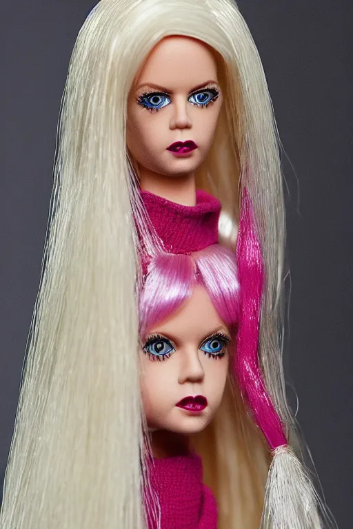 Image similar to genesis p - orridge barbie doll, highly detailed photograph, 8 k