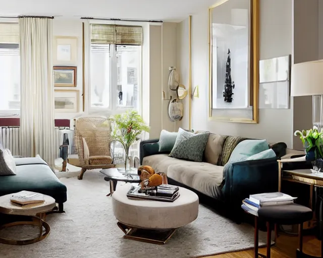 Image similar to apartment designed by nate berkus, muted colors