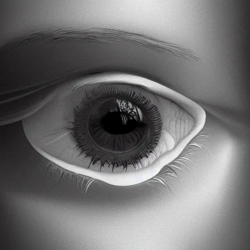 Image similar to vision of what a blind person sees, artist interpretation, cgsociety, artstation, artstation hd, photorealistic artwork, photorealistic photography, trending on behance, 4 k, 8 k