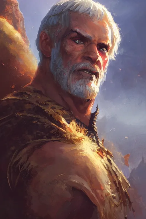 Prompt: dungeons and dragons warrior character closeup portrait, dramatic light, castle background, 2 0 0 mm focal length, painted by stanley lau, painted by greg rutkowski, painted by stanley artgerm, digital art, trending on artstation
