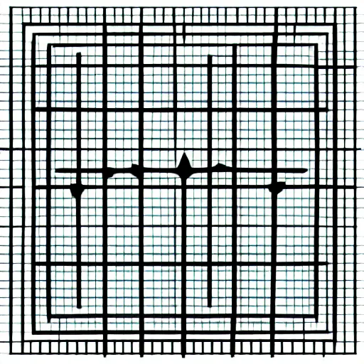 Prompt: rain grid graphic