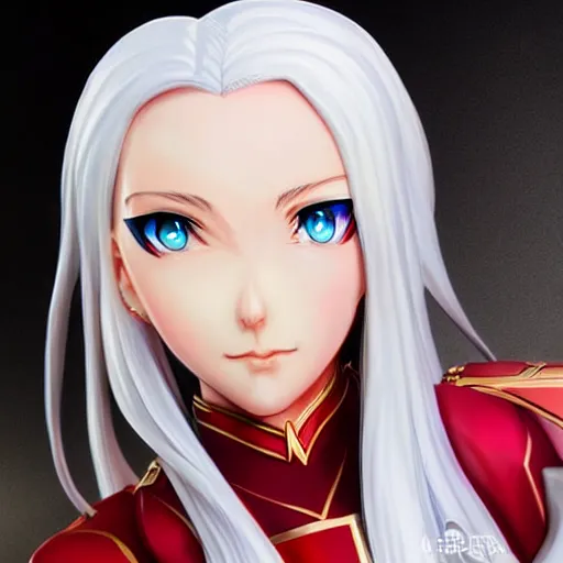 Image similar to Edelgard from Fire Emblem made by Artgerm