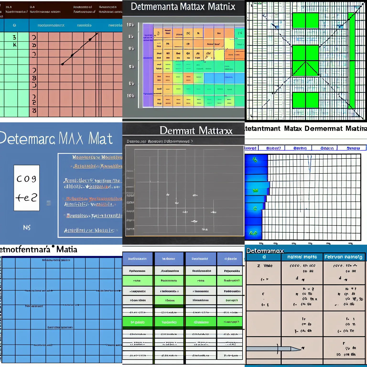 Prompt: Determinant Matrix