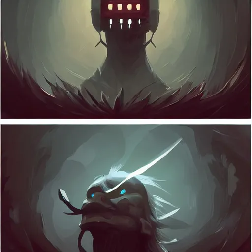 Image similar to face icon stylized minimalist dark souls, loftis, cory behance hd by jesper ejsing, by rhads, makoto shinkai and lois van baarle, ilya kuvshinov, rossdraws global illumination