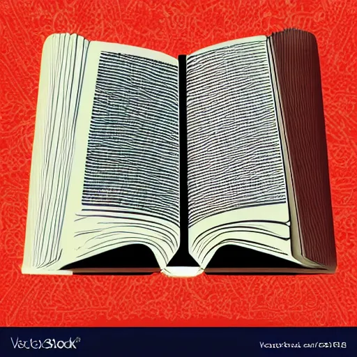 Image similar to A book, vector image