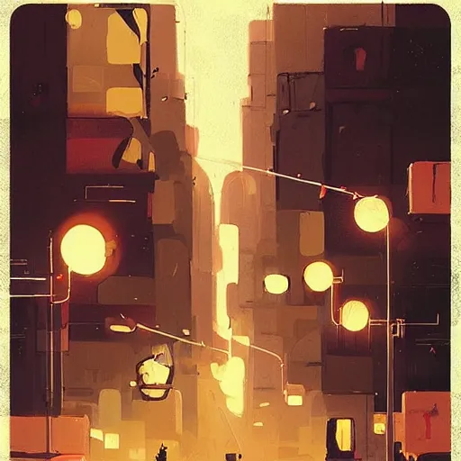 Image similar to highly detailed painting. night is full of lights, screens, pc, phone, you cant sleep by atey ghailan, by greg rutkowski, by greg tocchini, by james gilleard, by joe fenton, by kaethe butcher, gradient orange, black and white color scheme, grunge aesthetic!!! ( ( graffiti tag wall background ) )
