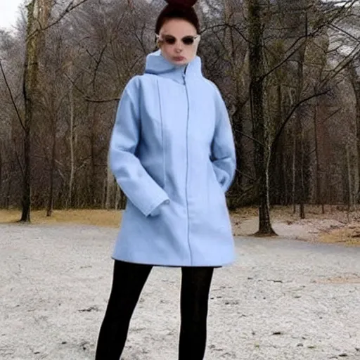 Image similar to futuristic clothing, 2 0 3 0. weather. women's coat. fantasy.