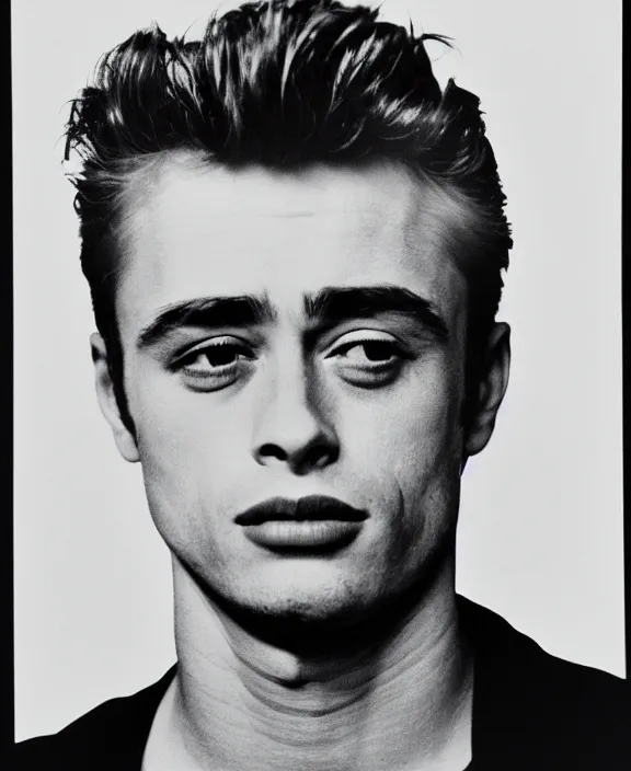 Prompt: james dean by robert mapplethorpe