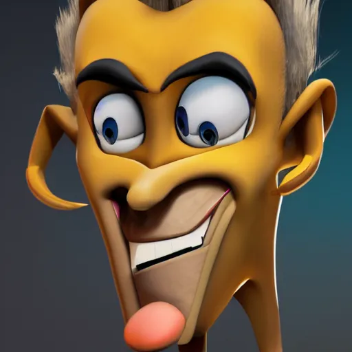 Image similar to Jordan Peterson as Doctor Neo Cortex, trending on artstation, photograph, 4k, 8k