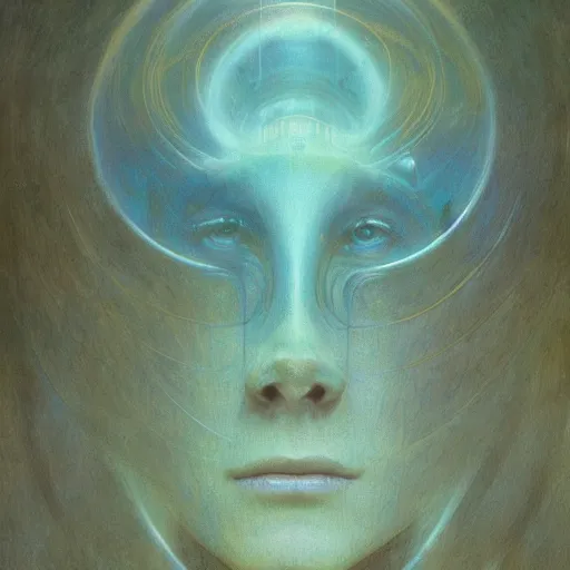 Prompt: sci - fi portrait of bene gesserit order sister by jean delville and beksinski, intricate, hyperealistic, photoreal, 8 k resolution, highly detailed, proffesional illustration