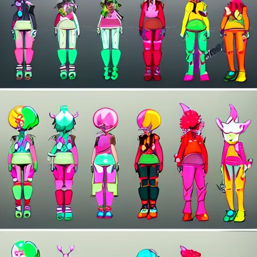 Image similar to candypunk character design, trending on artstation