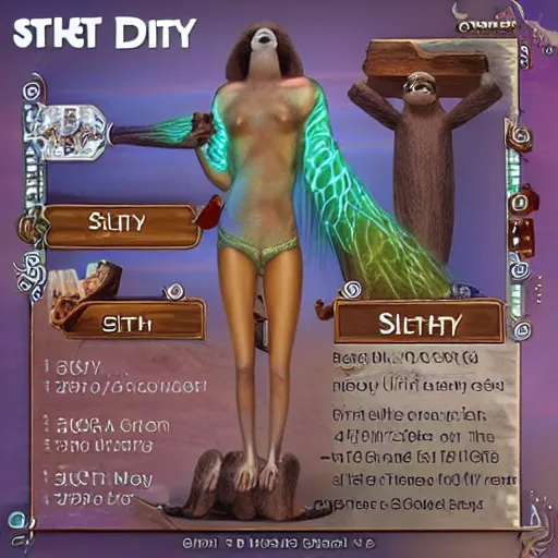 Image similar to sloth diety, 4 k, ultra details