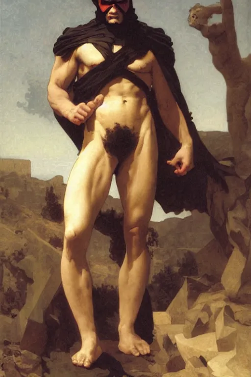 Image similar to Beast (Dr. Henry Philip Hank McCoy) from the X-Men by William Adolphe Bouguereau