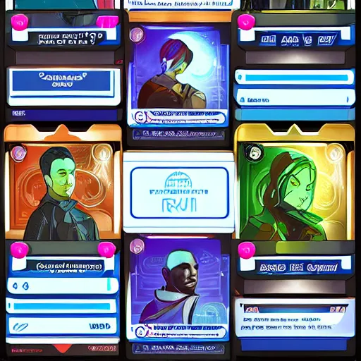 Image similar to Card game illustration, Android Netrunner