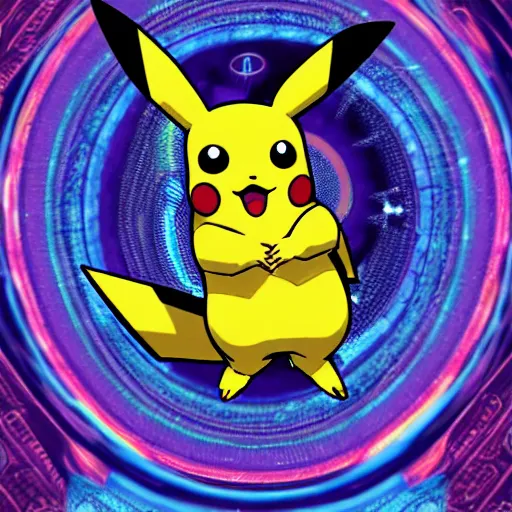 Prompt: pikachu on acid, intricate detail, 8K optane render, animetic