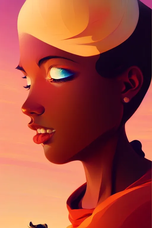 Prompt: smooth cow, desert colors, centered median photoshop filter cutout vector behance hd by artgerm, jesper ejsing, by rhads, makoto shinkai and lois van baarle, ilya kuvshinov, rossdraws, illustration, art by ilya kuvshinov and gustav klimt