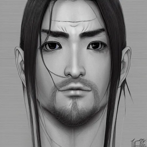 Image similar to an immortal xianxia cultivator with long black hair as an absurdly handsome, elegant, young anime man, ultrafine hyperrealistic detailed face illustration by kim jung gi, irakli nadar, intricate linework, sharp focus, bright colors, matte, gujian, final fantasy, unreal engine highly rendered, global illumination, radiant light, intricate environment