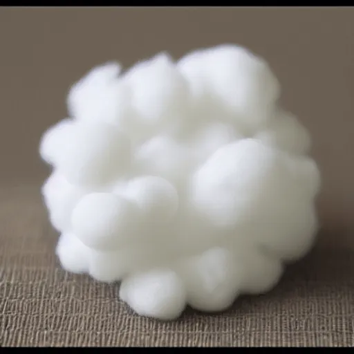 Prompt: [ [ cotton balls ] ] : : cotton texture, made of cotton : : 8 k