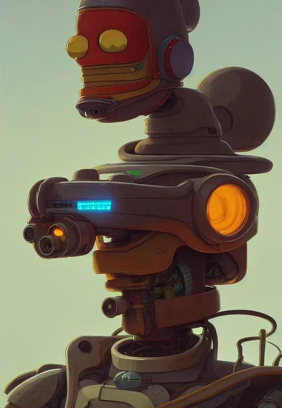 Image similar to portrait of bender from futurama, looking at camera, extremely detailed, digital painting, artstation, concept art, smooth, sharp focus, illustration, ambient lighting, art by greg rutkowski and alphonse mucha and simon stalenhag